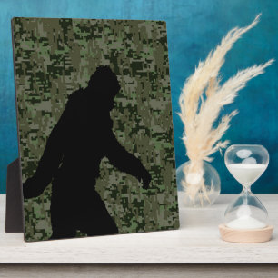 Gone Squatchin For on Olive Digital Camouflage Fotoplatte