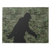 Gone Squatchin For on Olive Digital Camouflage Notizblock (Vorderseite)