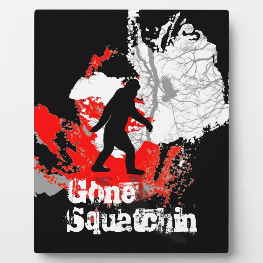 Gone Squatchin Fotoplatte (Vorderseite)