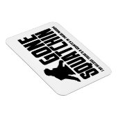 Gone Squatchin - Funny Bigfoot Glaube Magnet (Rechte Seite)