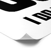 Gone Squatchin - Funny Bigfoot Glaube Poster (Ecke)