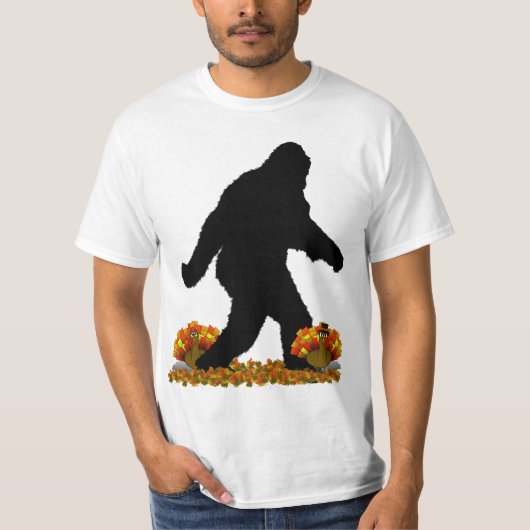 Gone Squatchin für den Erntedank Türkei T-Shirt (Vorderseite)