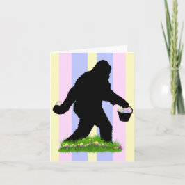 Gone Squatchin für Ostereier Feiertagskarte