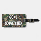 GONE SQUATCHIN GEPÄCKANHÄNGER (Vorderseite horizontal)