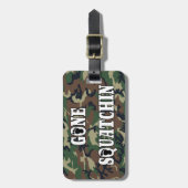 GONE SQUATCHIN GEPÄCKANHÄNGER (Vorderseite vertikal)