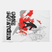 Gone Squatchin Geschirrtuch (Horizontal)