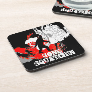 Gone Squatchin Getränkeuntersetzer
