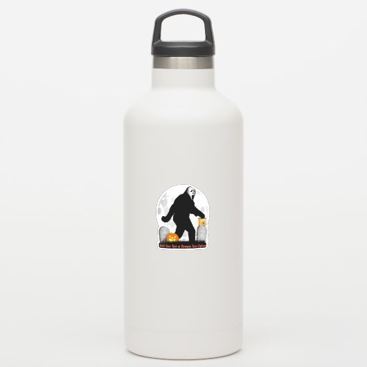 Gone Squatchin' Halloween Aufkleber (Wasserflasche)