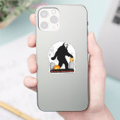 Gone Squatchin' Halloween Aufkleber (Telefon)