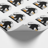 Gone Squatchin'' - Halloween Squatchin' Geschenkpapier (Ecke)