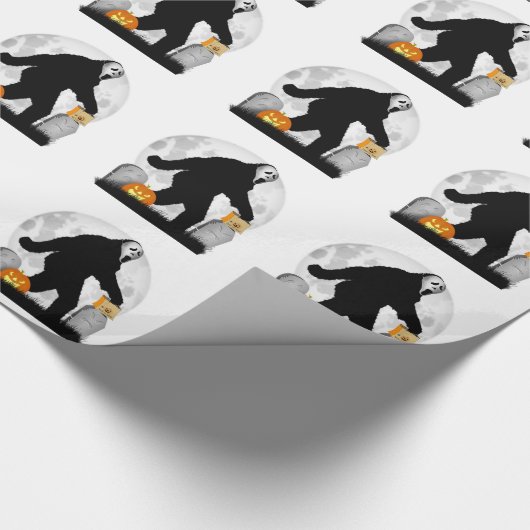 Gone Squatchin'' - Halloween Squatchin' Geschenkpapier (Ecke)