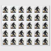 Gone Squatchin'' - Halloween Squatchin' Geschenkpapier (Flach)