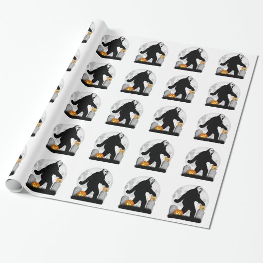 Gone Squatchin'' - Halloween Squatchin' Geschenkpapier (Ungerollt)
