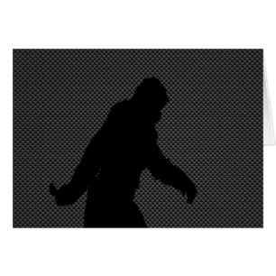 Gone Squatchin Holzkohlefaser-Printwerbung