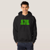 Gone Squatchin Hoodie Green (Vorne ganz)