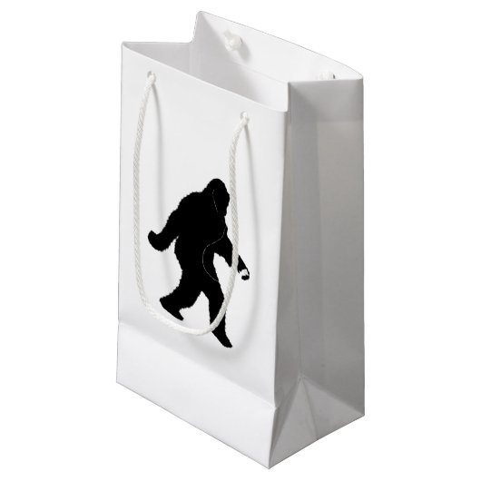 Gone Squatchin' iSquatch Kleine Geschenktüte (Vorderseite Schrägansicht)