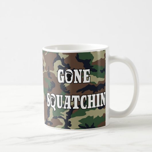GONE SQUATCHIN KAFFEETASSE (Rechts)