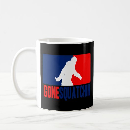 Gone Squatchin League Kaffeetasse (Links)
