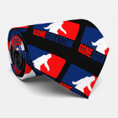 Gone Squatchin League Krawatte (Gerollt)