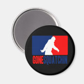 Gone Squatchin League Magnet (Vorderseite/Rückseite)