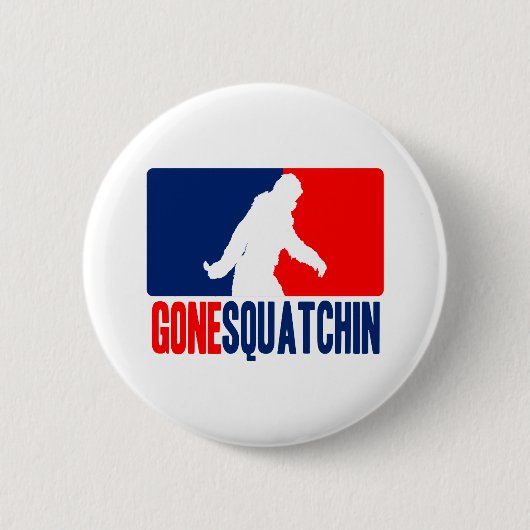 Gone Squatchin League Style Button (Vorderseite)