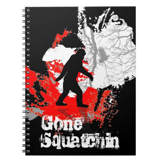 Gone Squatchin Notizblock (Vorderseite)