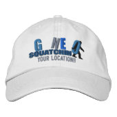GONE SQUATCHIN Personalisieren Sie die Position Ca Bestickte Kappe (Vorderseite)