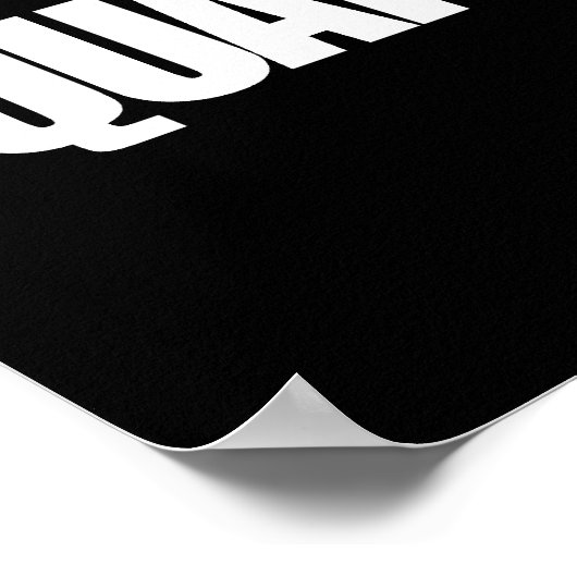 GONE SQUATCHIN' - POSTER (Ecke)