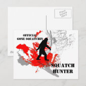 Gone Squatchin Postkarte (Vorne/Hinten)