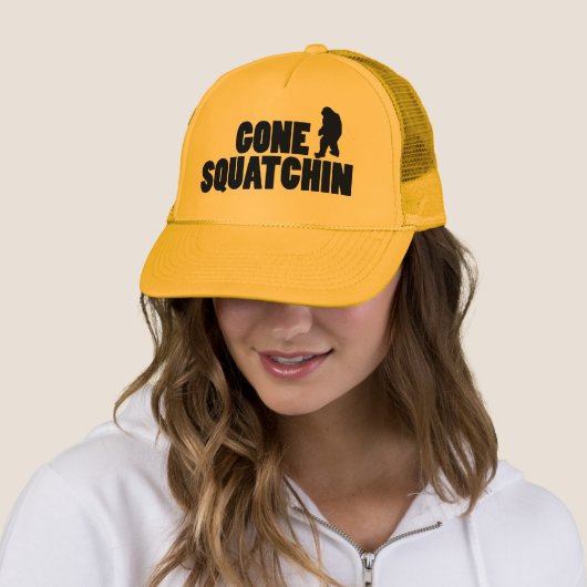 Gone Squatchin Profil Trucker Hat Truckerkappe (Beispiel)