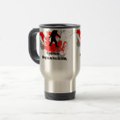 Gone Squatchin Reisebecher (Vorderseite Links)