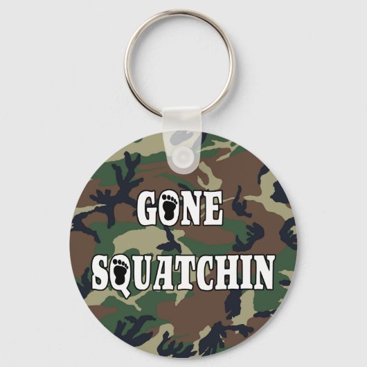 GONE SQUATCHIN SCHLÜSSELANHÄNGER (Vorderseite)