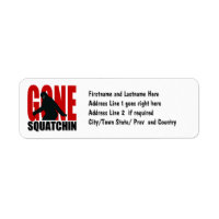 Gone Squatchin - Schwarz und Rot