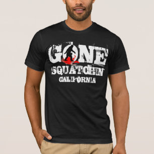 Gone Squatchin *Schwarzer Squatch* T-Shirt