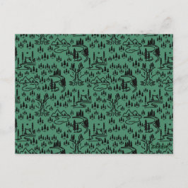 Gone Squatchin Sign Postkarte