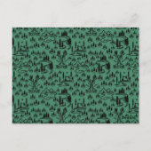 Gone Squatchin Sign Postkarte (Rückseite)