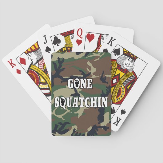 GONE SQUATCHIN SPIELKARTEN (Rückseite)