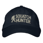 Gone Squatchin - Squatch Hunter Bestickte Baseballkappe (Vorderseite)