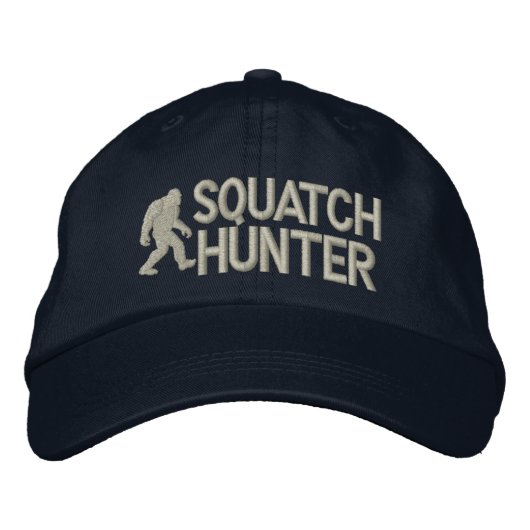 Gone Squatchin - Squatch Hunter Bestickte Baseballkappe (Vorderseite)