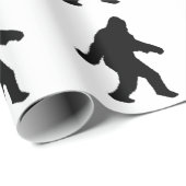 Gone Squatchin - Squatch-Silhouette Geschenkpapier (Rolleneckpunkt)