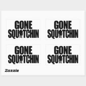Gone Squatchin Sticker (Blatt)