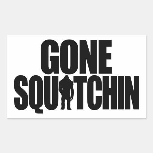 Gone Squatchin Sticker (Vorderseite)