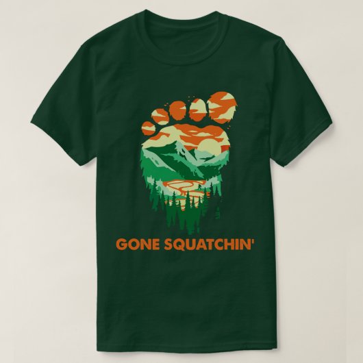 Gone Squatchin T-Shirt (Design vorne)