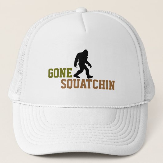 Gone Squatchin Truckerkappe (Vorderseite)