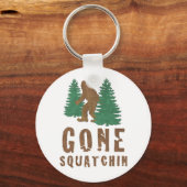 Gone Squatchin (Vintag) Schlüsselanhänger (Vorderseite)