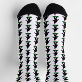 Gone Squatchin Weihnachten Socken (Oben)