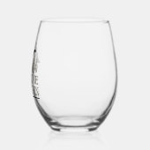 Gone Squatchin Weinglas Ohne Stiel (Links)