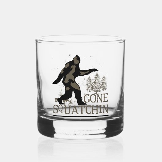 Gone Squatchin Whiskyglas (Vorderseite)