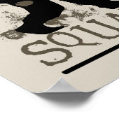 Gone Squatting Design Poster (Ecke)