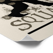 Gone Squatting Design Poster (Ecke)